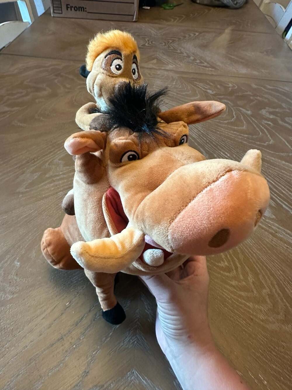 Disney Parks The Lion King Timon & Pumbaa 13" Plush Toy